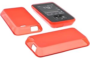 foto-kontor Case compatible with Dexcom G7 / One+ bag rubber TPU protection red