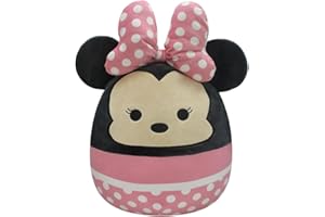 Squishmallows SQK0301 Disney 14-Inch Add Minnie Mouse to Your Squad, Ultrasoft Stuffed Animal Large, Official Kelly Toy Plush, Multi