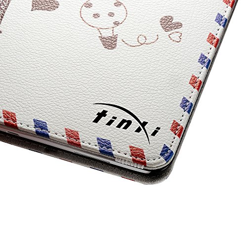 tinxi® Kunstleder Tasche für Samsung Tab 3 7.0 Lite T110 T111 T113 T116 7 Zoll (17,78 cm) Tasche Leder PC Tablet Schutzhülle Hülle Etui Flipcase Cover Case mit Standfunktion Gummibänder Briefumschlag (NICHT FÜR Tab 3 7.0 T210 T211 geeignet) - 9