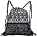 Produktbild Uosliks Vintage Nordic Christmas Durable Sport Drawstring Backpack for School Soccer Yoga