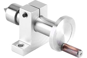 TBEST Juego R, Contrapunto, Contrapunto de Torno, Torno de Madera, Mandril de Mini Torno, Centro Vivo de Contrapunto, Cabezal de Torno de Madera Stoke para Máquina de Mini Torno de