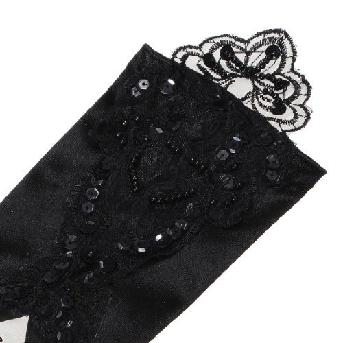 Hosaire 1 Stück Spitzenhandschuhe Mode Sexy Venezianische Maskerade Augenmaske Lace gloves - 6