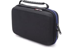 Jlyifan Nylon Diabetic Organizer Carrying Case Hard Shell Travel Kits for Blood Sugar Test Strips, Medication, Glucose Meter, Pills, Pens, USB Cables, Insulin Syringes, Needles, Lancets