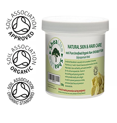 Shea Butter Unrefined 100% Pure, Raw, Natural & Organic | Certified Grade A Ivory African Shea Butter For Eczema, Penetrates Deep Through Layers of Skin, Speeds Up Cell Renewal, Re Moisturizes & Repairs Hands, Feet, Lips, Hair and Scalp. For Sensitive Skin, Babies, Use in Pregnancy To Prevent Stretch Marks - Benefits For All Skin Care - 100g,250g,500g,1kg - No Questions Asked Money Back Guarantee