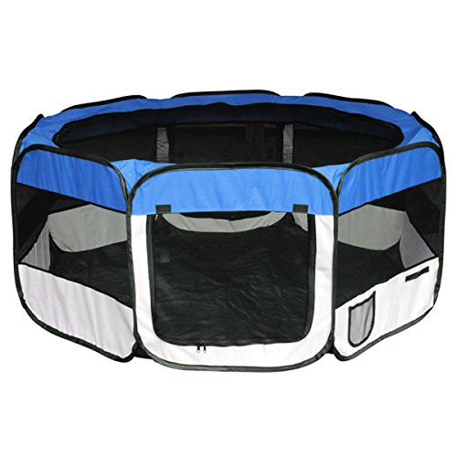 Large-Portable-Fabric-Pet-Play-Pen-in-Blue-Pisces