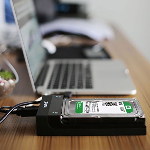 Inateck FD1006 USB 3.0 festplatten Dockingstation für 2.5 3.5 zoll SSD HDD SATA I/II/III inklusive USB3.0 Kabel mit 12V 2A netzteil unterstützen PC / Notebook / Mac (SATA3 UASP support) - 6