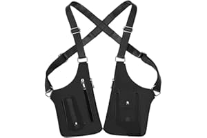 HOLDONELIGHT Premium Leather Unisex Underarm Bag – Adjustable Shoulder Bag/Crossbody Bag with Hidden Anti-Pickpocket Design