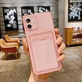 GGM GİYİM &amp; AKSESUAR iPhone 12 ile Uyumlu Şeffaf Yapıya Sahip Arka Ksımında Kartlık B&ouml;lmeli Kolay Kullanım Sağlayan Telefon K