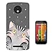Produktbild c01523 - Cute oh no cat pink grey illustration Design Motorola Moto C Plus 5" Fashion Trend Silikon Hülle Schutzhülle Schutzcase Gel Rubber Silicone Hülle