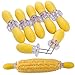 Produktbild ZeWoo Set von 12 Maiskolbenhalter Grillzubehör Edelstahl Nadel Schaschlikspieße Food Fruit Forks