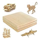 Medida: 1x100x100mm YNuth 20pcs Laminas de Madera de Balsa para Modelismo 1x100x100mm