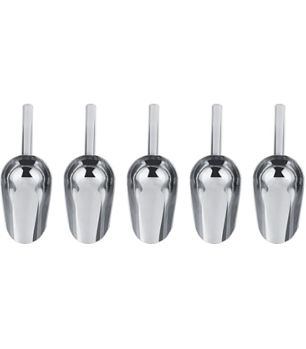 Pelle à Glace Uadme En Alliage De Zinc - Cuillère à Nourriture Polyvalente Pour Glaçons, Bonbons, Buffet Et Cuisine
