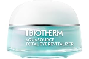 BIOTHERM Aquasource Total Eye Revitelizer, Crema Contorno Occhi, Effetto Ghiaccio, Azione Idratante, Lenitiva e Illuminante, Arricchita con Caffeina e Vitamina C, 15 ml