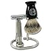 Chrome Razor & Brush Stand