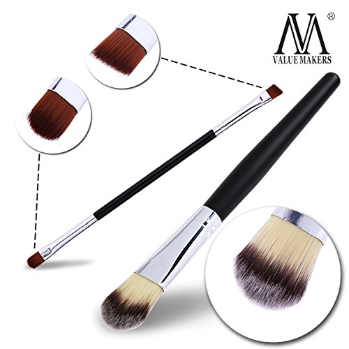 Make up Sets,VALUE MAKERS Pro 10 Farben Gesicht Contouring Make up Camouflage Mit Foundation Pinsel + Schminkspiegel - 4