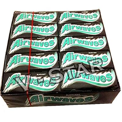 Wrigley's Airwaves AIRWAVES 30 PACKETS OF (BLACK MINT)