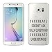 Produktbild Samsung Galaxy S6 Edge Hülle von licaso® aus TPU schützt Dein S6 Edge 5,1" Schutz-Hülle Cover Chocolate doesn't ask silly Questions Chocolate understands Schokolade Case transparent klare Schutzhülle galaxys6 galaxys7 Tasche Silikon Style (Samsung Galaxy S6 Edge, Chocolate Understands)