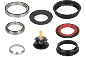 Outbit Cuffie per Bici Forcella conica in Lega di Alluminio con Tubo Dritto 44/55mm Cuffie con Cuscinetto per Bici Accessori per Ciclismo per Bici da Strada MTB