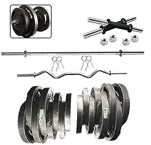 Body Maxx Cast Iron Home Gym Set 50kg
