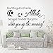 Price comparison product image Allah Wakes You Up This Morning Islamic Large Wall Decal Vinyl Sticker Thuluth House of Calligraphy Self Adhesive Decal 97X57CM