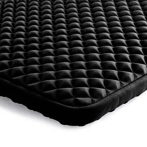 Laptophülle, Evecase Universal Neopren Anti-Schock Laptop Schutzhülle mit Rautenmuster / Diamant-Muster Schaumpolsterung für 11.6 – 12.5 Zoll Laptops Tablets Macbooks Notebooks Chromebook – Schwarz - 4