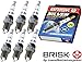 Produktbild Brisk Power-Silver LR15YS 1332 Zündkerzen Benzin LPG CNG Autogas, 6 Teile