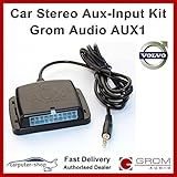 Grom Audio AUX1 AUX-Eingang AUX Adapter Interface Kit für 01 + Volvo S40 V40 V70 XC70 S60 S70 S80 mit HU Radio