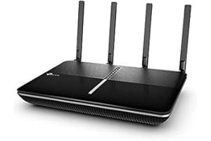 TP-Link Archer VR2800 Modem Router, Wi-Fi AC2800 Dual Band, ADSL/VDSL/Fibra, 4 Porte Gigabit, Wi-Fi Avanzata MU-MIMO 4 Stream, 2 USB 3.0, CPU Broadcom Dual-Core, Nero