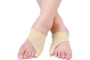 ZJCHAO 1 Paire de Séparateurs D'orteils Hallux Valgus Correcteur D'oignon avec Coussinet en Gel Chaussettes de Protection pour Petits Orteils Soulagement de la Douleur des Pieds Hallux Valgus Correcteur Aide