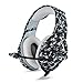 Produktbild leegoal ONIKUMA Gaming Headset Gaming Kopfhörer Camouflage für Xbox One PS4 PC,Stereo 3.5mm Noise Cancelling über Ohr Kopfhörer mit Mikrofon, Bass Surround, Lautstärkeregler