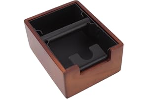 BUACHOIS Boîte à Marc de Café, Boite à Café Knock Box en Fer ABS Intégré avec Poignée, Boîte à Frapper pour Marc de Café, Support de Seau à Marc de Café pour Café, Cantine, Récupérateur Marc de Café