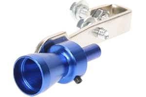 AMZLORD Auspuff Sound Booster, Soundgenerator Auto, Auto Sound Auspuff, Sound Auspuff Endrohr, Sound Auspuff Whistle, Auto Turbo Pfeife Sound, Auspuff Simulator, Größe S Blau