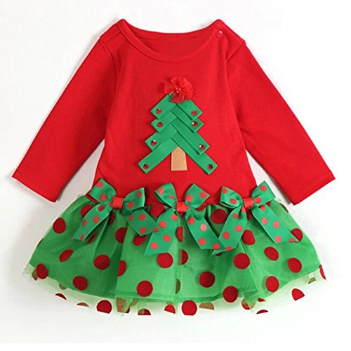 Baby Christmas Dress Little Girls Dress Polka Dot Dress Santa | Desertcart  Bermuda