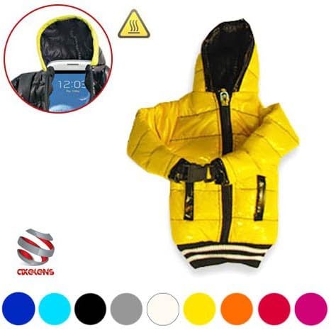 AXELENS BOMBER/JACKET UNIVERSAL CASE FOR SMARTPHONE - COVER - Size L - Up to 5.2 inches - For telephones up to 14,5 x 8,5 cm - YELLOW