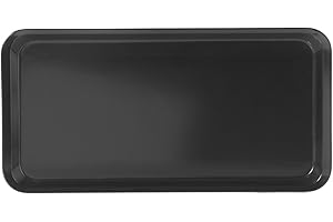 H&H Pengo 79064 taca z obramowaniem, 40 x 20 x 2 cm, melamina, czarna