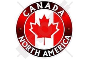 STICKERSWORLD KANADA Kanadier, Nordamerika, AHORNBLATT 100mm Auto & Motorrad Aufkleber, Vinyl Sticker