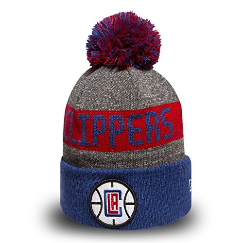 Preisvergleich Produktbild New Era NBA Team Knit Bommelmütze LA CLIPPERS Grau Blau