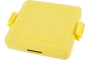 GUNIATA Microwave Toastie Sandwich Maker,Breakfast Sandwich Maker,Silicone Microwaveable Cookware,Rapid Heating,Non-Stick Plates,No Electricity, Wireless,for Cooking Delicious Crispy Sandwiches (Yellow)