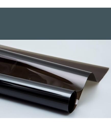 Film Teinté Voiture 75cm X 3m - Noir Super Foncé 5% - Protection Intimité Et UV - Pour Vitres Auto Et Maison