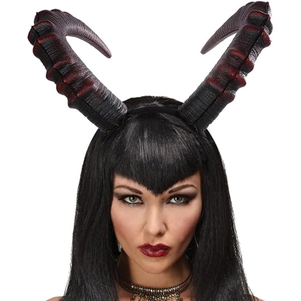 Halloween Devil Horns Headband - Themed Party Costume Accessory In Red