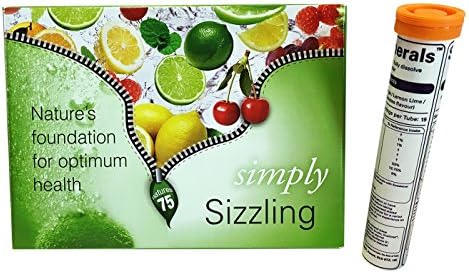 Sizzling Bio-Available Plant Derived 75 Minerals Orange Flavour Single Tube