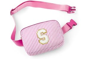SEFORICO Crossbody Bags for Women - Gifts for 7 8 9 10 11 Years Old Teen Girls Initial Waist Pack Bumbags and Fanny Packs for Teenage Girl Birthday Gifts for Women Adjustable Belt Bags Sling Bag
