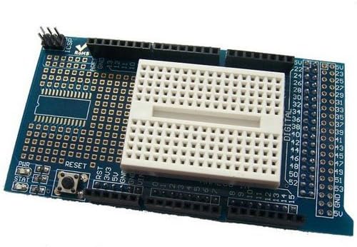 Arduino Compatible Mega 2560 1280 Protoshield V3 Prototype Expansion Board with Mini Breadboard