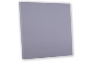 KEYHELM Pannello Fonoassorbente Flat Panel Quadro (60x60cm, 180 Cenere)