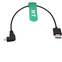 Micro-HDMI Auf HDMI Kabel 30cm (orange) – 8K/60Hz & 4K/120Hz, Für Kameras, Monitore & Konsolen