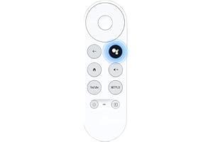 QINCINA Replacement Voice Remote for Google Chromecast 4k Snow TV,Remote Control for Google TV HD/4K,GA01919-US GA01920-US(Remote Control Only) (for Google Chromecast Remote)