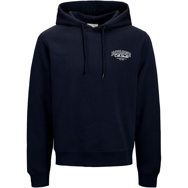 JACK & JONES Joreaton Sweat U00e0 Col Rond FST Maillot De Survêtement, Blanc Brillant/détails : Mélangé