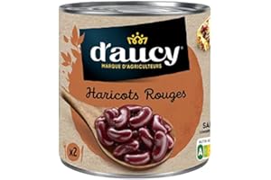 D'AUCY - Haricots Rouges 250G - Lot De 4