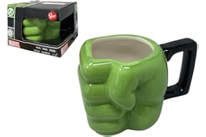 CARTOON Tazza in ceramica Hulk Marvel Avengers 3D modello mug 430 ml personaggio tridimensionale ciotola da colazione per bambini collezionabile