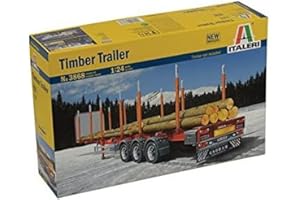 Italeri - I3868 - Maquette - Voiture et Camion - Semi Porte-Grumes - Echelle 1:24